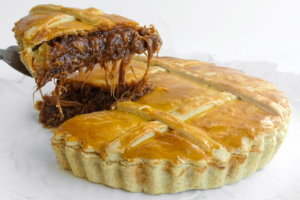 Torta de Costela com Barbecue